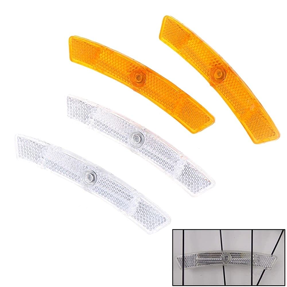 2 Pcs Bicycle Wheel Spoke Reflectors - LED Spoke Lights for Mountain & Road Bikes - Bike Safety Accessories for Night Riding & Cycling Decor - Perfect for Commuting, Night Cycling, and Bike Safety Awareness