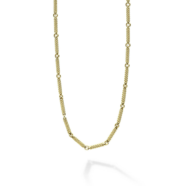 18K Gold Superfine Caviar Link Necklace for Women - Elegant Layered Chain Jewelry Gift for Birthday, Anniversary & Special Occasions