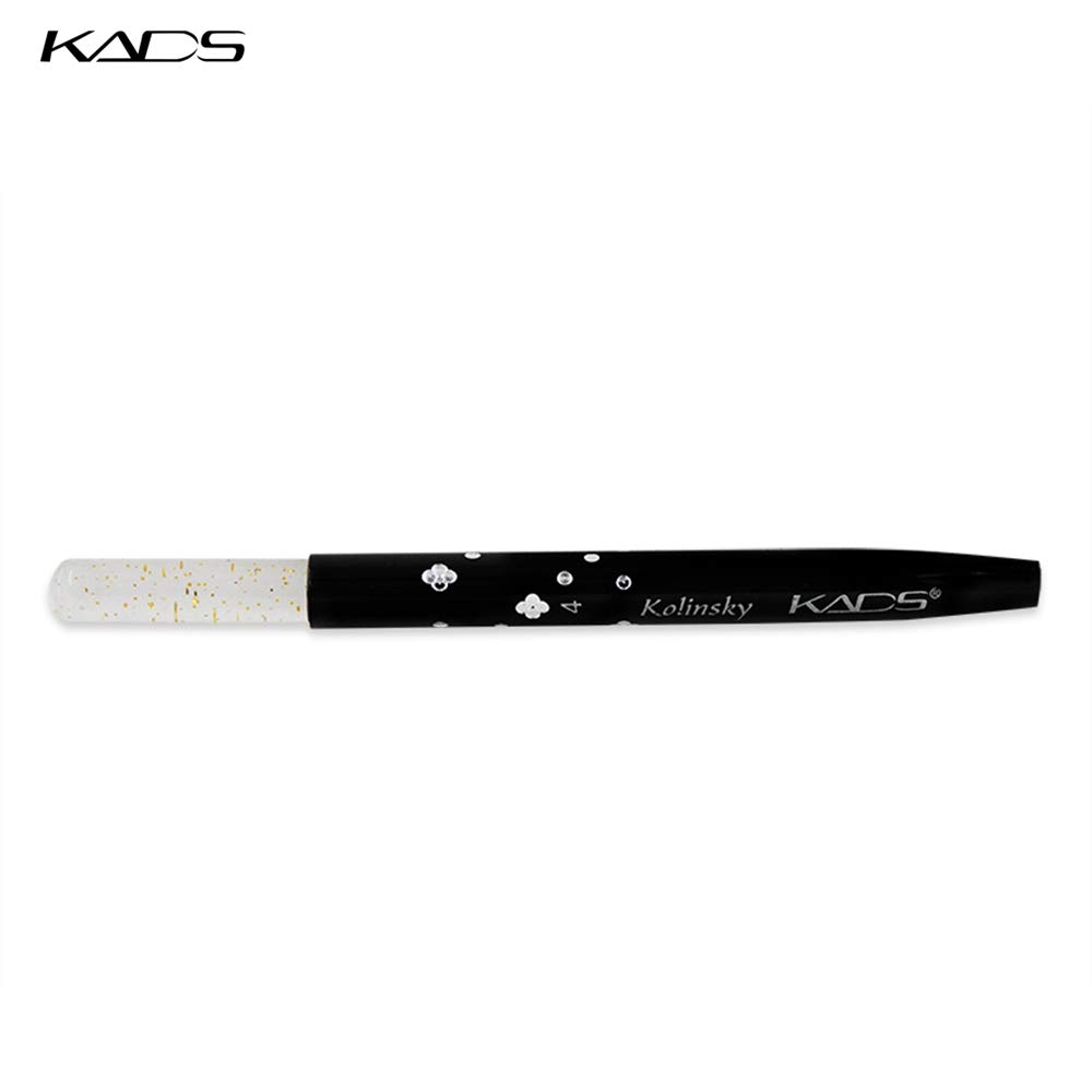 Premium Kolinsky Sable Acrylic Nail Brush - Size 4 Professional Nail Art Brush for Acrylic, Gel & Dip Powder Application - Perfect for Salon, Home Manicures & Nail Art Designs