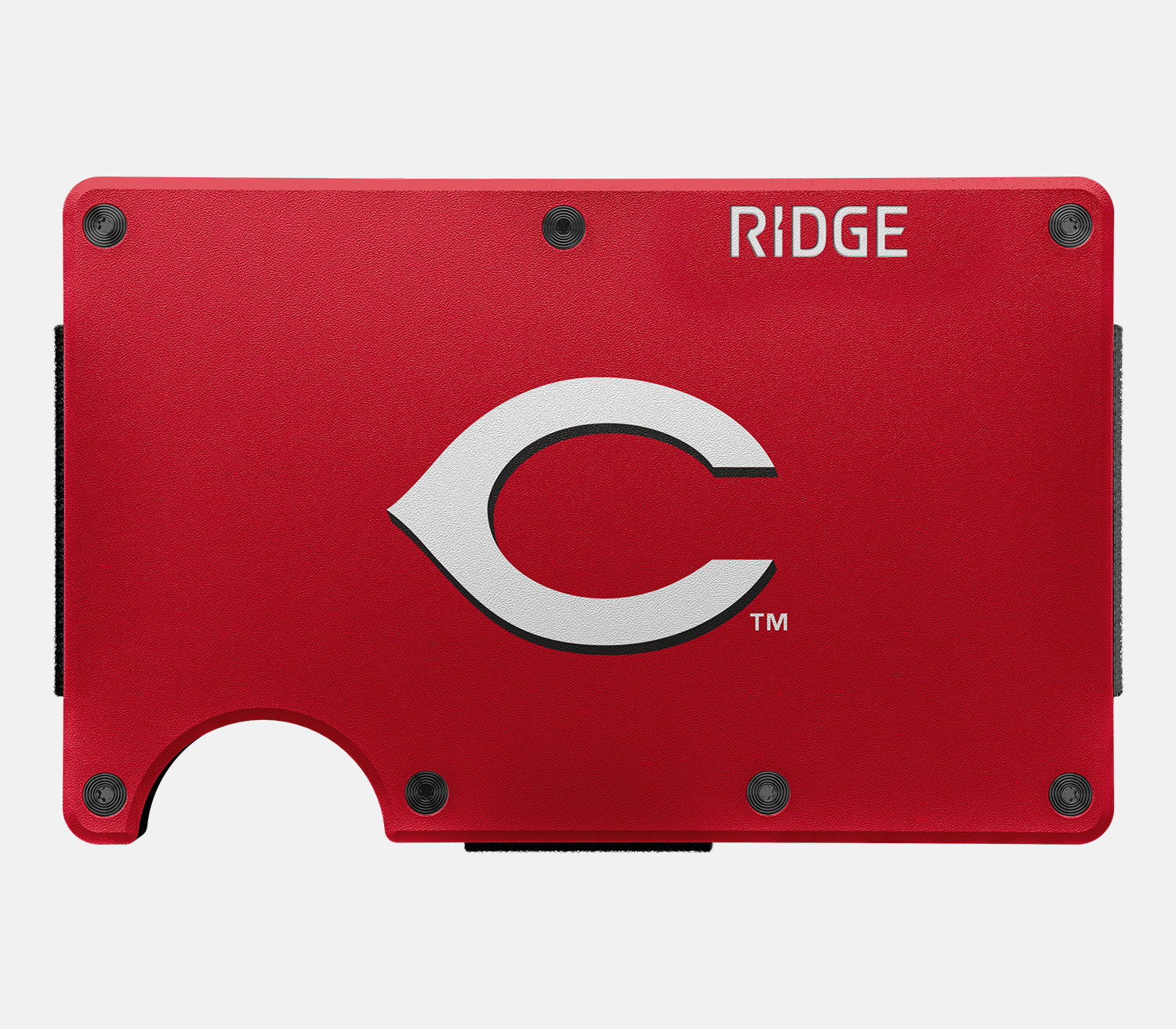 Ridge Wallet for Men - Slim RFID Blocking Minimalist Front Pocket Wallet - Cincinnati Reds Team Design - Perfect for Everyday Carry, Travel, and Gifts