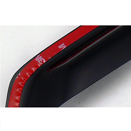 4pcs Side Window Deflectors for 1999-2004 Jeep Grand Cherokee WJ - Smoke Tinted Rain Guards & Sun Shades - Perfect for Outdoor Adventures & All-Weather Protection