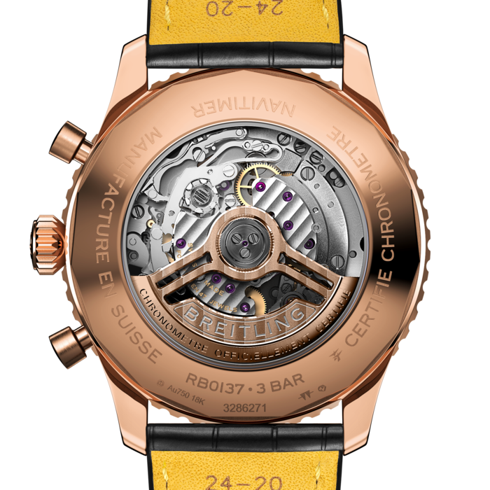 Breitling Navitimer B01 Chronograph 46mm 18K Rose Gold Men's Luxury Watch - Perfect for Business, Aviation & Special Occasions