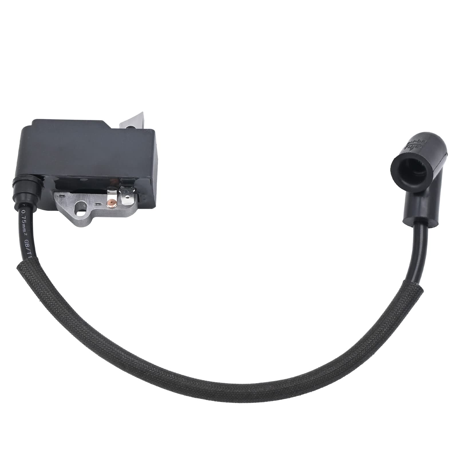 Aylux 545046701 Ignition Coil Module with Spark Plug Compatible for Husqvarna 125C 125E 125L 125R 125RJ 125LDX 128L 128C 128R 128LDX Trimmer Edger Brushcutter - Replacement Part for Lawn Maintenance & Landscaping Tools