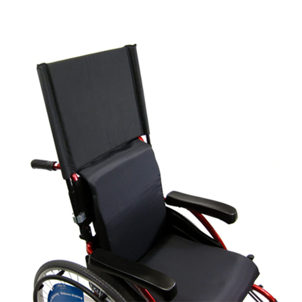 Karman Healthcare BKR-EXT-115-18 18 Inch Detachable Height Adjustable Backrest Extension with .88 Inch Clamp - Ideal for Wheelchair Comfort and Support at Home or Healthcare Facilities