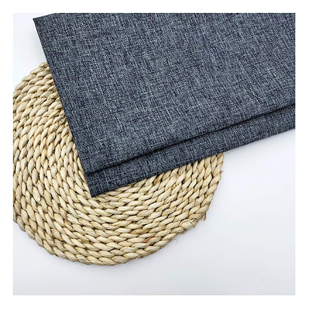 Premium Natural Linen Fabric - 100% Cotton Linen Material for Dressmaking, DIY Crafts, Curtains & Home Decor (Grey Blue, 1.48×8m) - Perfect for Wedding Decor, Clothing & Upholstery Projects
