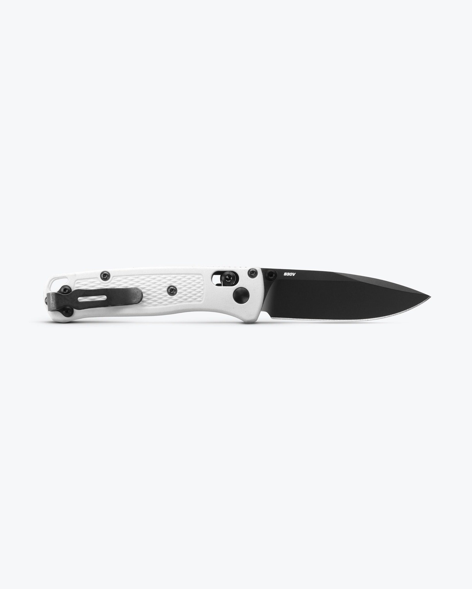 Benchmade Mini Bugout® Folding Knife - White Grivory® Handle, EDC Pocket Knife for Outdoor, Camping & Everyday Carry