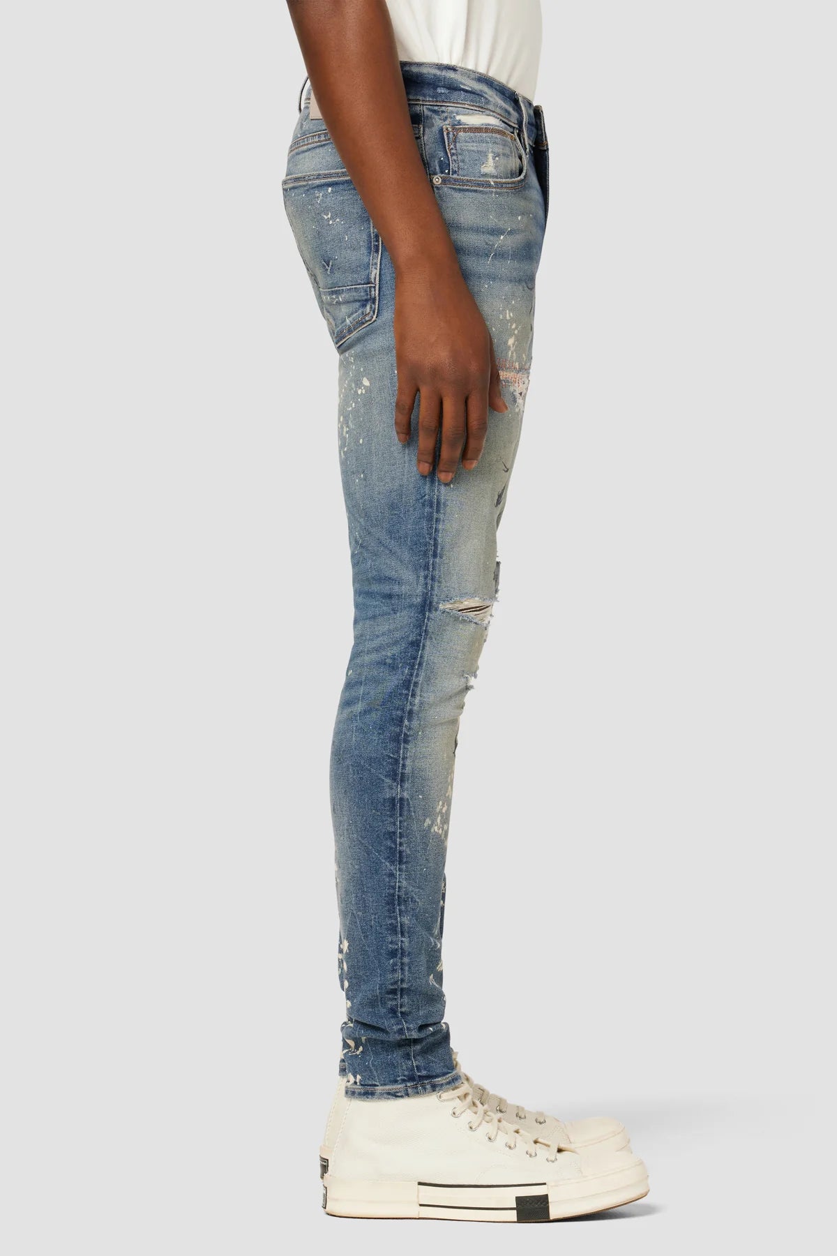 HUDSON Zack Skinny Jeans for Men - Slim Fit Stretch Denim Pants | Perfect for Casual Wear, Night Out & Office Style