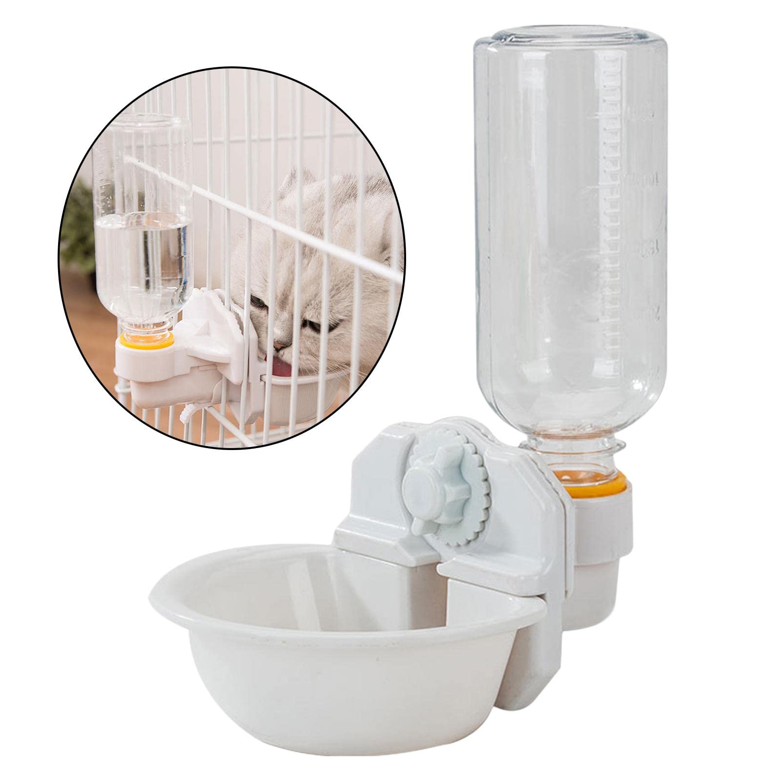 **Lyla 500ml Dog Water Bottle - Leak-Proof Pet Water Feeder for Crate & Kennel - Perfect for Travel, Hiking, and Home Use**