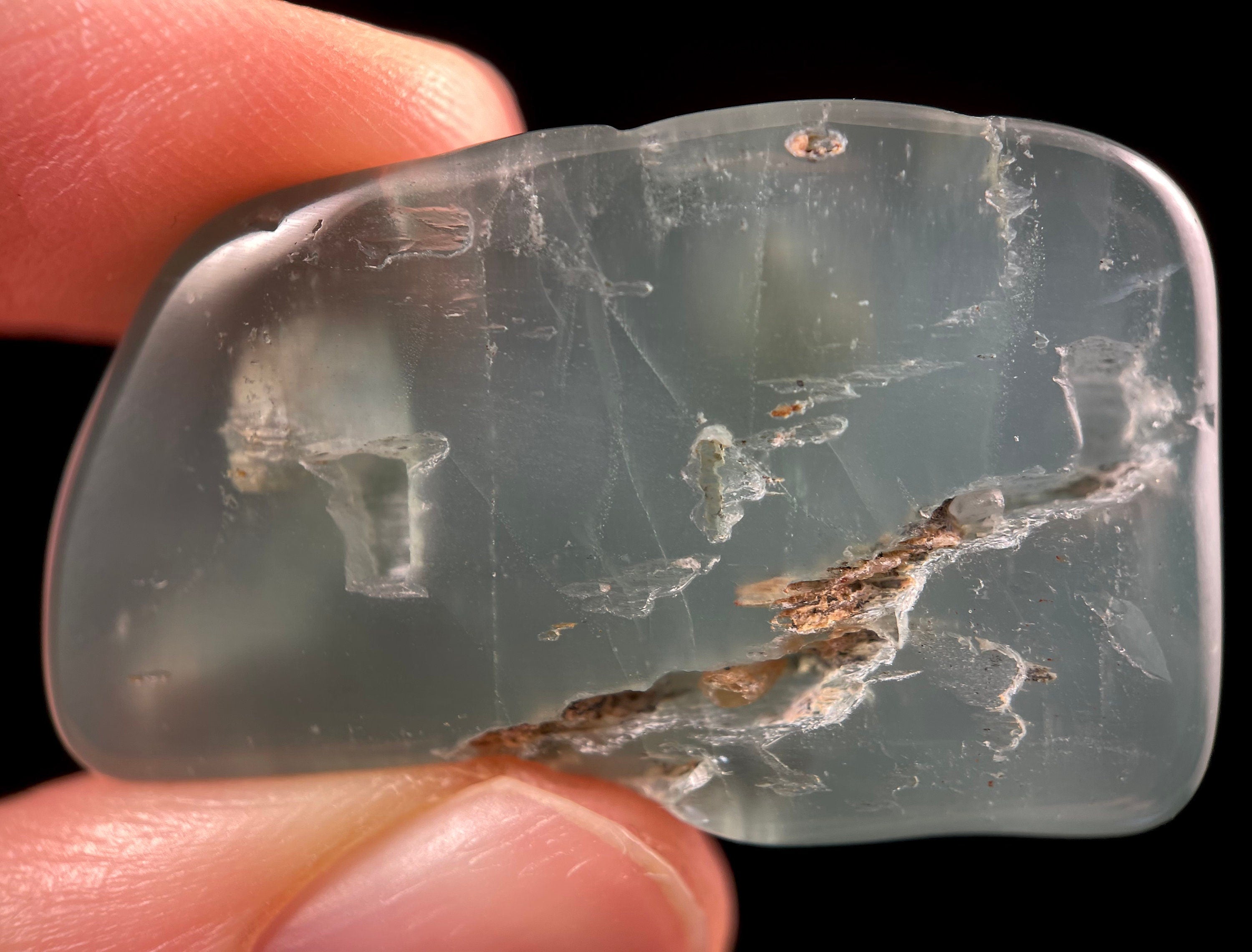 Premium AAA Grade Aquamarine Tumbled Stone - Natural Healing Crystal for Birthstone Jewelry, Meditation & Self Care - Perfect for Energy Balancing & Spiritual Healing