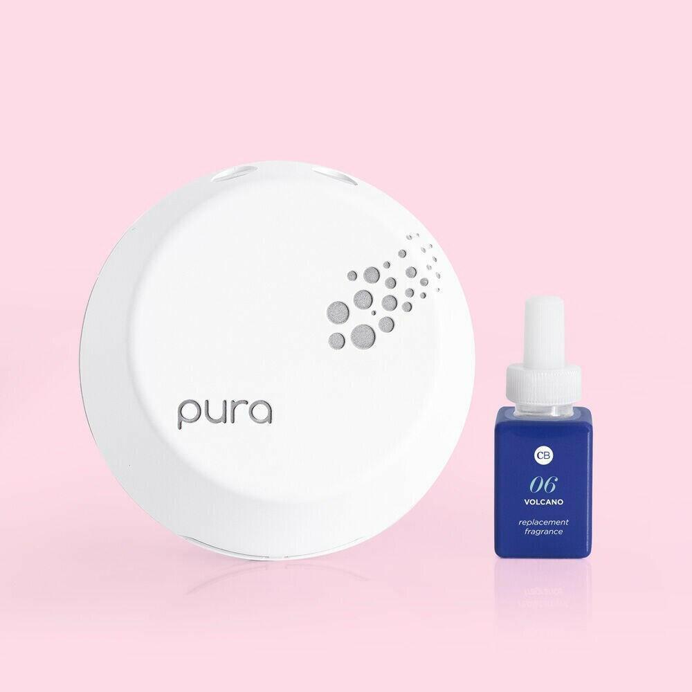 Capri Blue Volcano Pura Diffuser Kit - Aromatherapy Essential Oil Diffuser with Refill, Home & Office Scented Air Freshener for Relaxation & Stress Relief