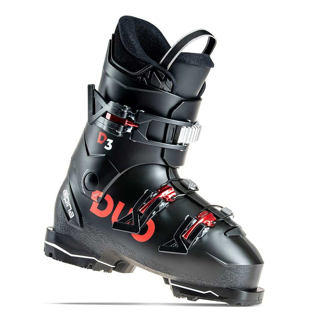 Alpina Kids' Duo 3 Ski Boots 2023 - Adjustable Comfortable Snow Boots for Boys & Girls - Perfect for Skiing, Snowboarding & Winter Sports