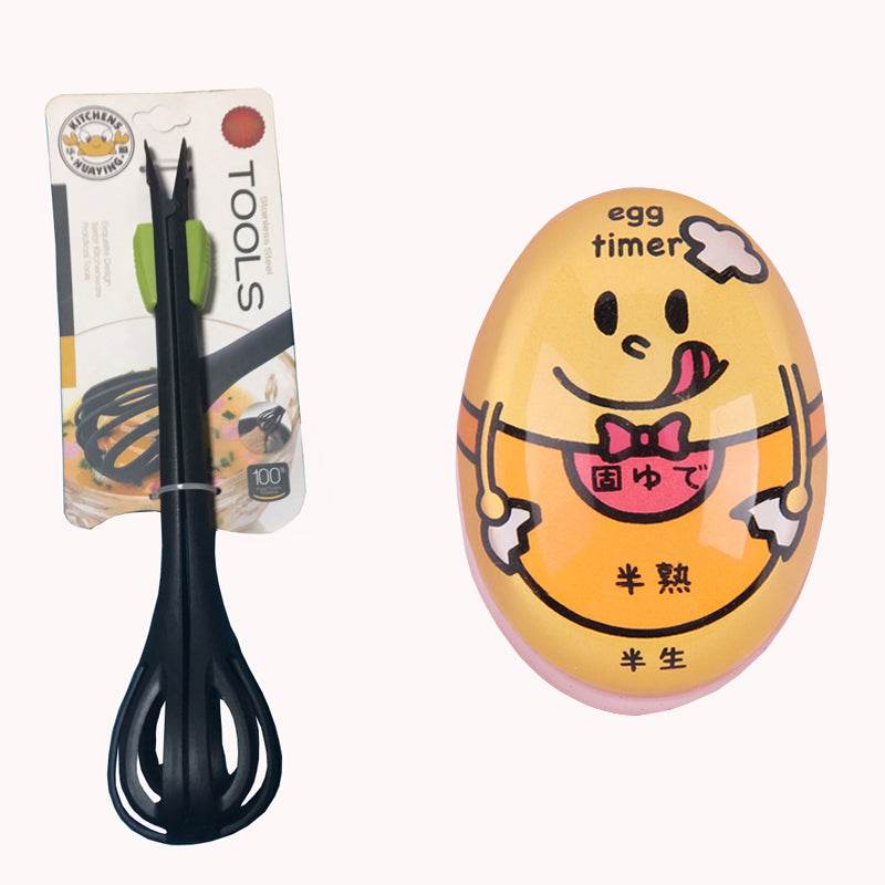 Japanese Egg Timer Kit - 3-Minute Sand Timer for Perfect Boiled Eggs | Cooking, Baking & Kitchen Essential | Ideal for Soft, Medium & Hard Boiled Eggs