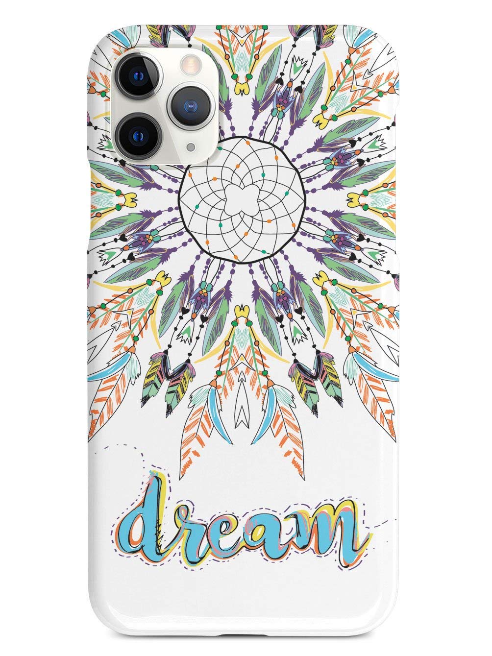 Inspired Cases - Premium 3D Textured Protective Phone Case Compatible with iPhone 11 Pro Max - Dreamcatcher Art Design - Shockproof & Slim Fit Cover for Apple iPhone 11 Pro Max - Perfect for Travel, Work & Daily Use