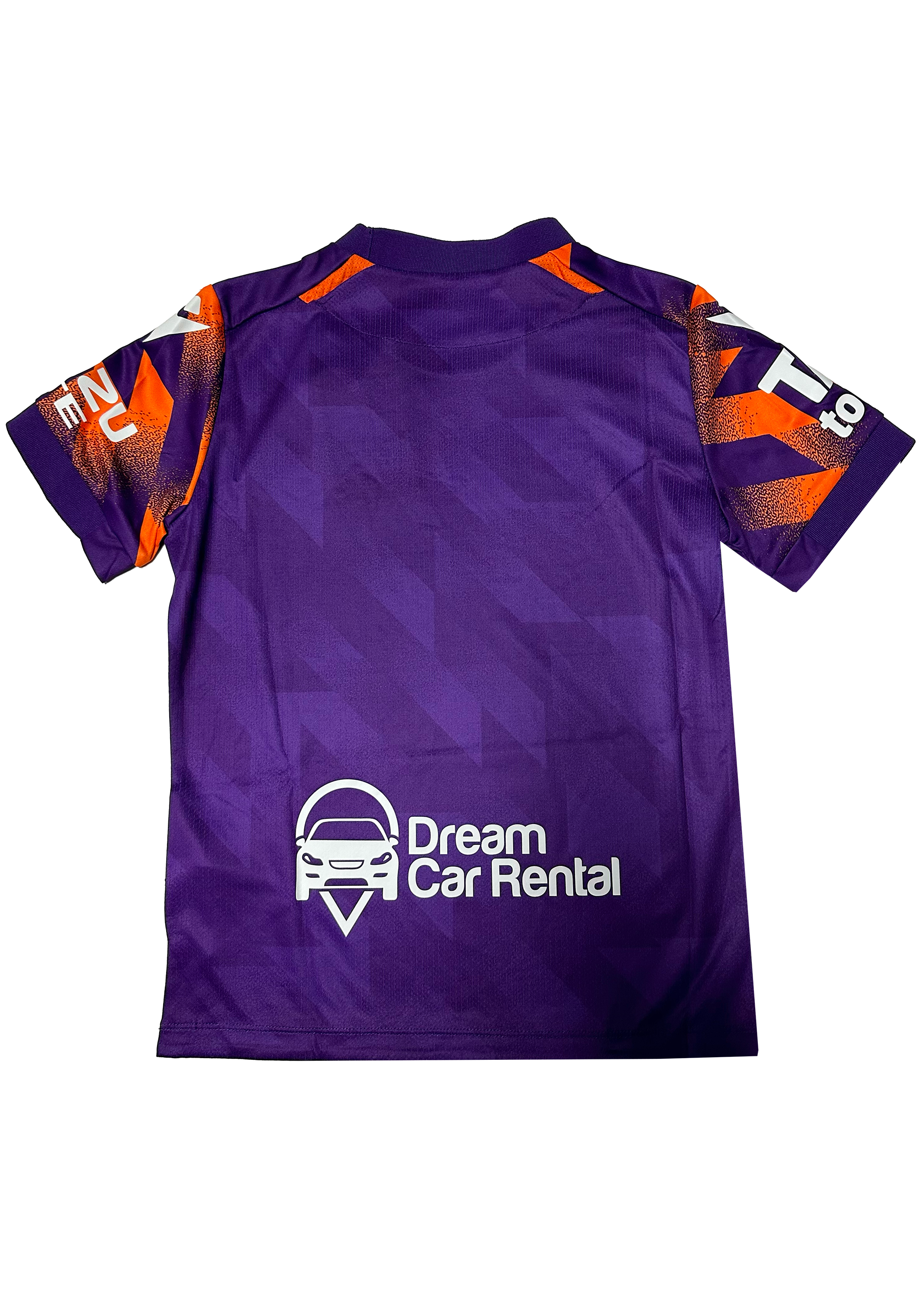 Macron Kids' Perth Glory M23/24 Match Day Home Jersey - Free A-League Snapback Cap Included | Perfect for Soccer Games, Fan Events & Team Support