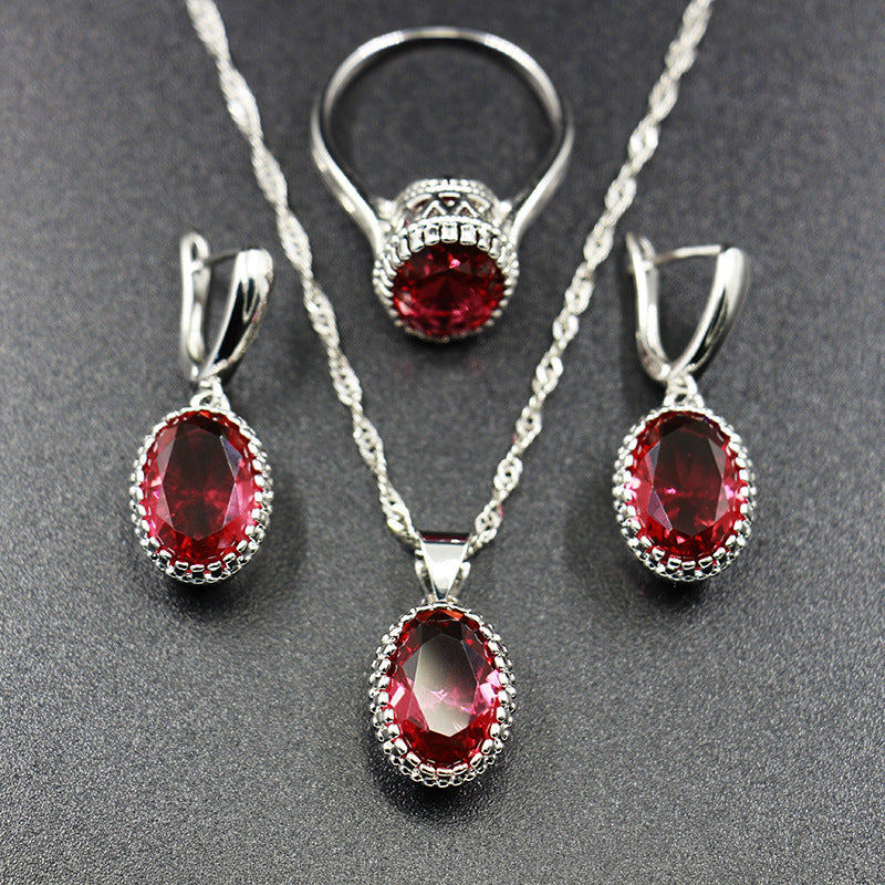 Elegant Bridal Wedding Jewelry Set with Diamond Hair Claw - Perfect for Bridal Shower, Wedding Ceremony & Formal Dinner Parties