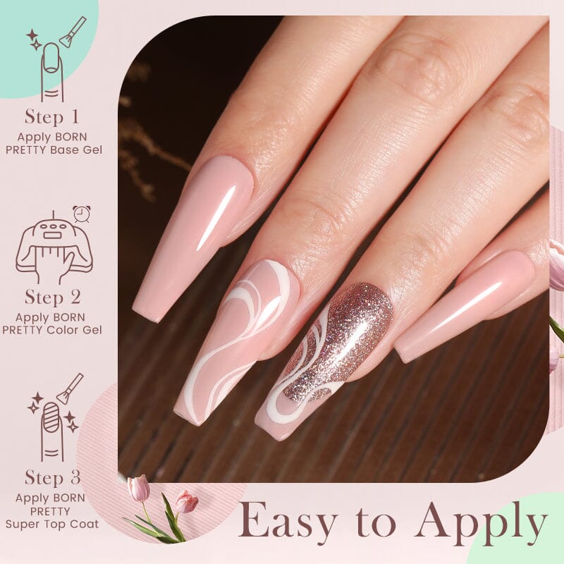 Silky White Series 10ml Gel Nail Polish - Long Lasting Shine & Chip Resistant - Perfect for Manicures, Pedicures & Nail Art Designs