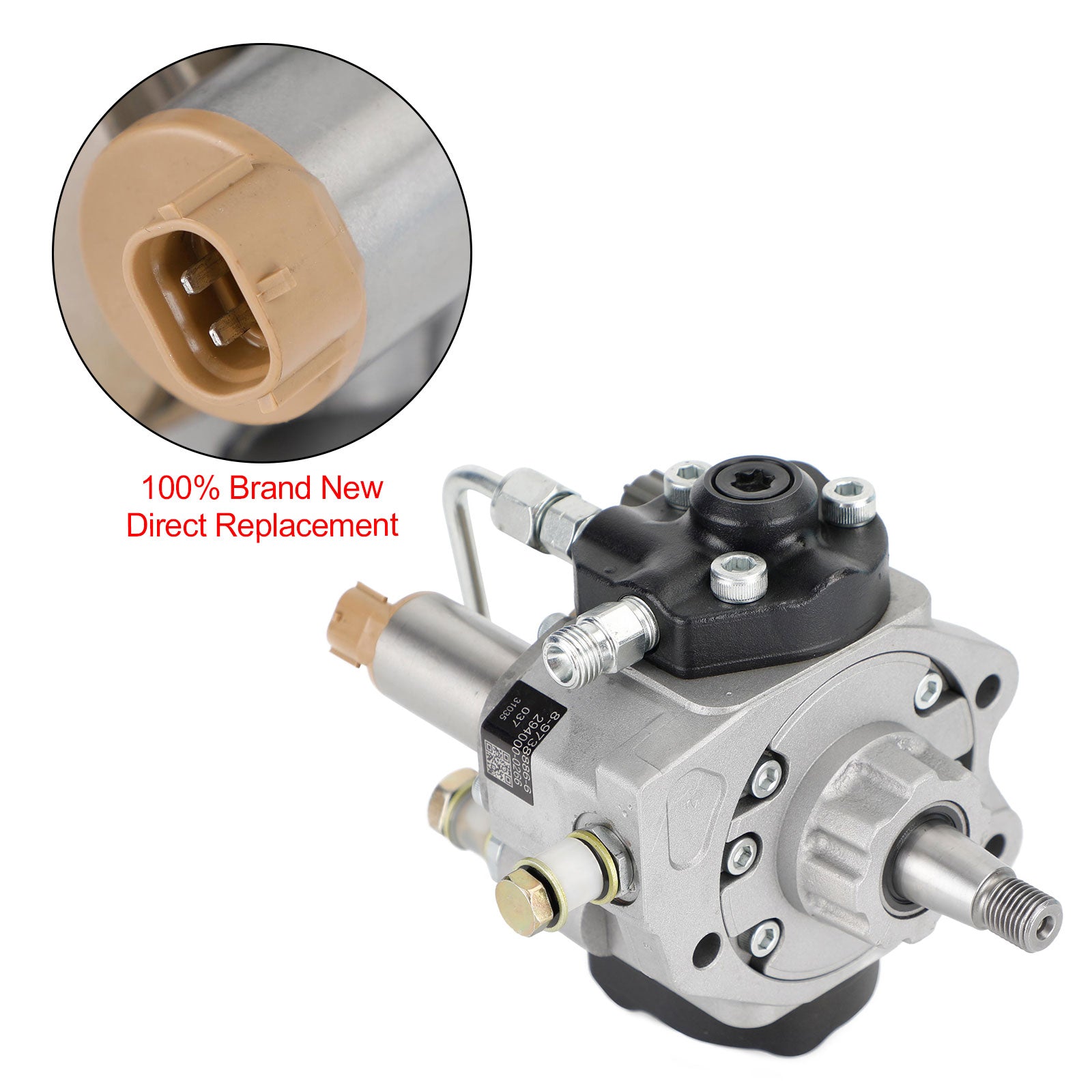 Isuzu 5.2L NPR 4HK1 Diesel Engine Fuel Pump 2940000267 (Replaces 2940000266) - Fast FedEx Express Shipping - Perfect for Commercial Trucks & Fleet Maintenance