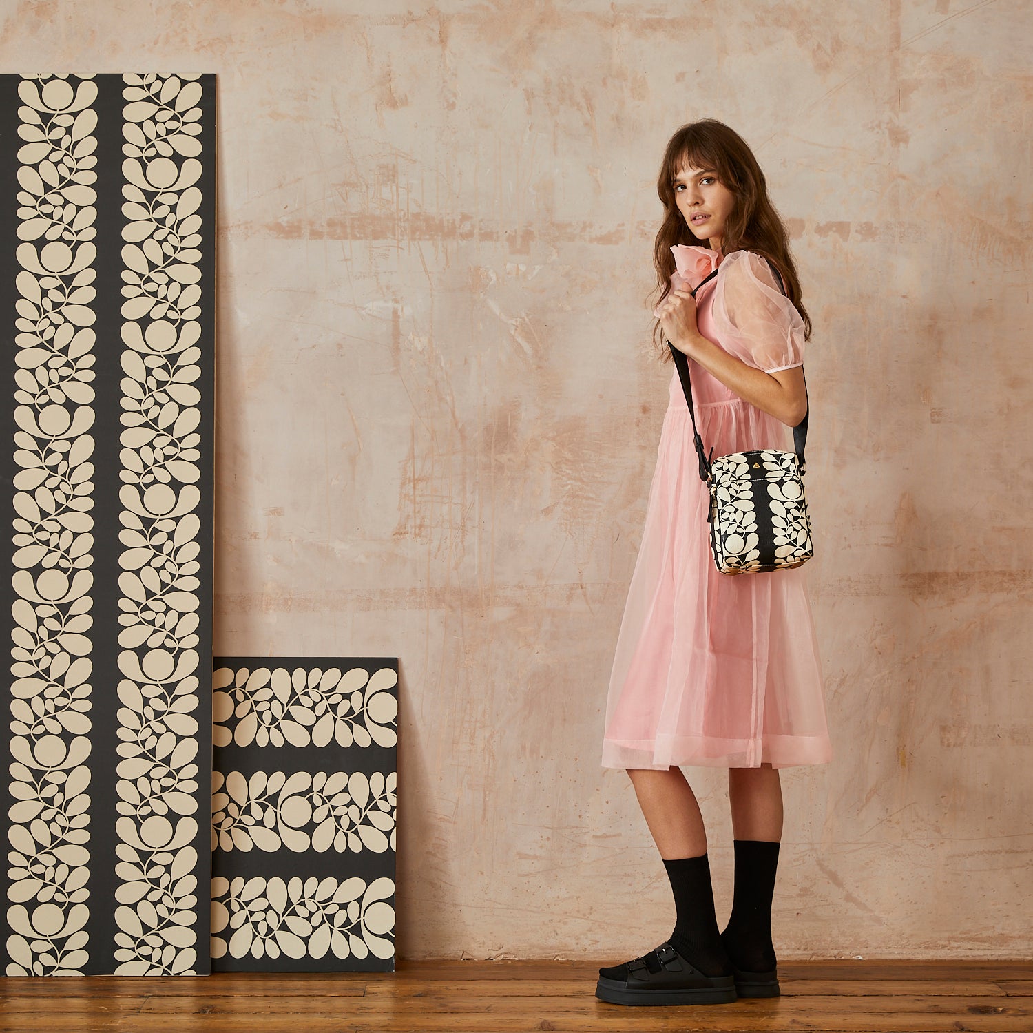 Ranger Crossbody Bag - Stylish Sycamore Stripe Black Leather Purse for Women | Perfect for Travel, Shopping & Everyday Use