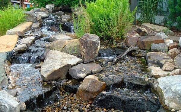 Blue Thumb Elite Large 30 Spillway Cascading Falls Kit - Premium Waterfall Feature for Ponds & Landscaping | Perfect for Garden Decor, Backyard Water Features & Outdoor Relaxation Spaces