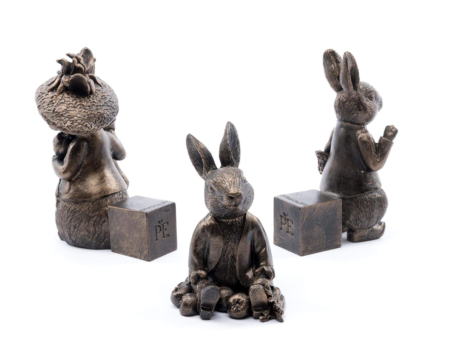 Beatrix Potter Benjamin Bunny Plant Pot Feet Set of 3 - Cute Garden Decor for Flower Pots, Planters & Outdoor Containers - Perfect for Patio, Balcony & Garden Decorations