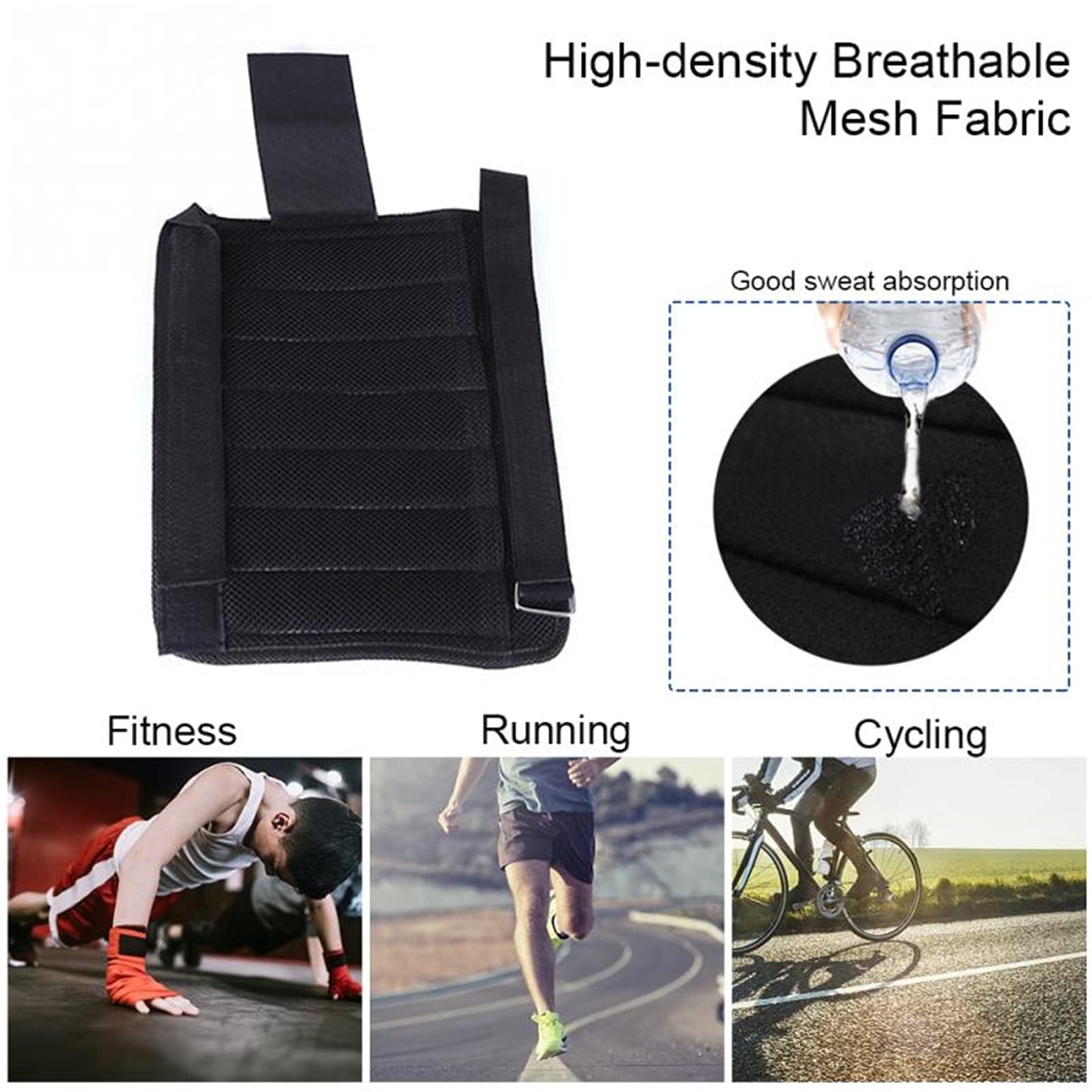 Adjustable Weighted Ankle Weights Set - Unisex Breathable Leg Weights for Strength Training, Running, Jogging & Walking - Perfect for Home Gym Workouts & Outdoor Fitness Training