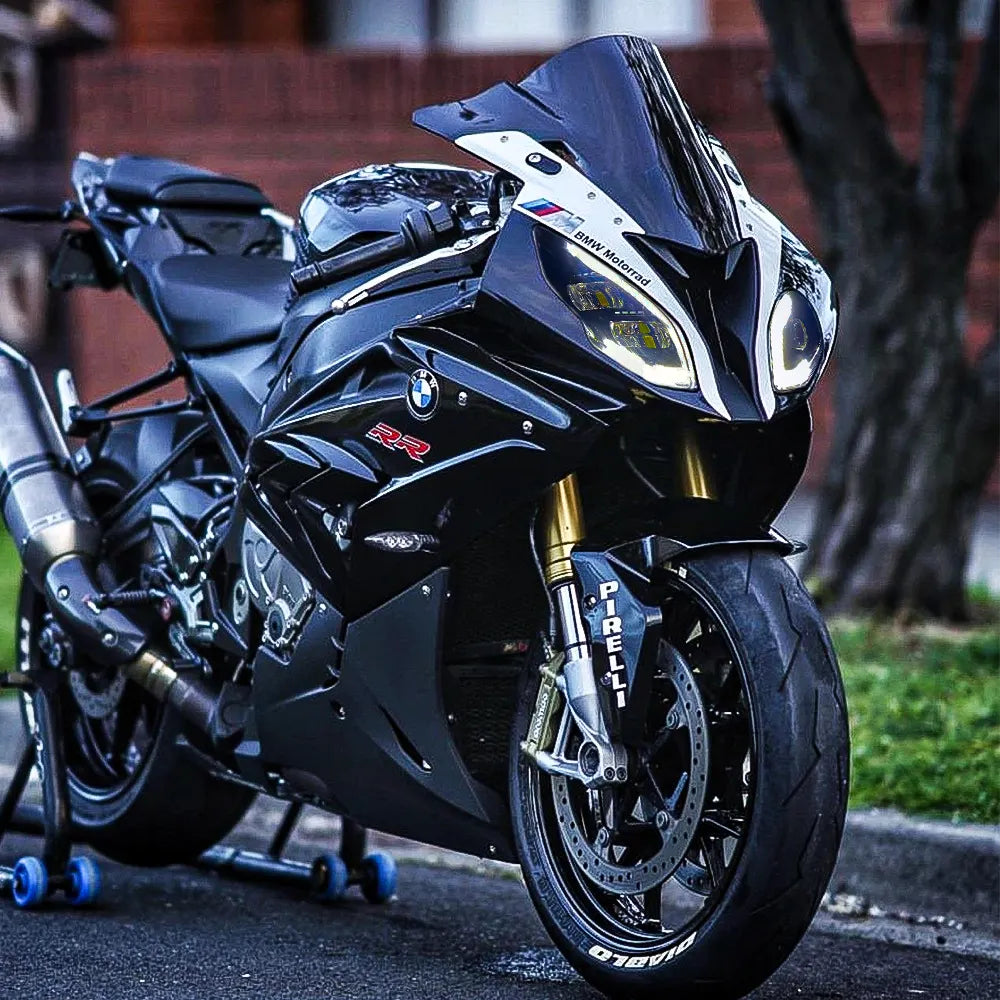 BMW S1000RR 2015-2018 Full LED Headlight Assembly - E Mark Approved - High Performance Motorcycle Headlights for Night Riding & Enhanced Visibility