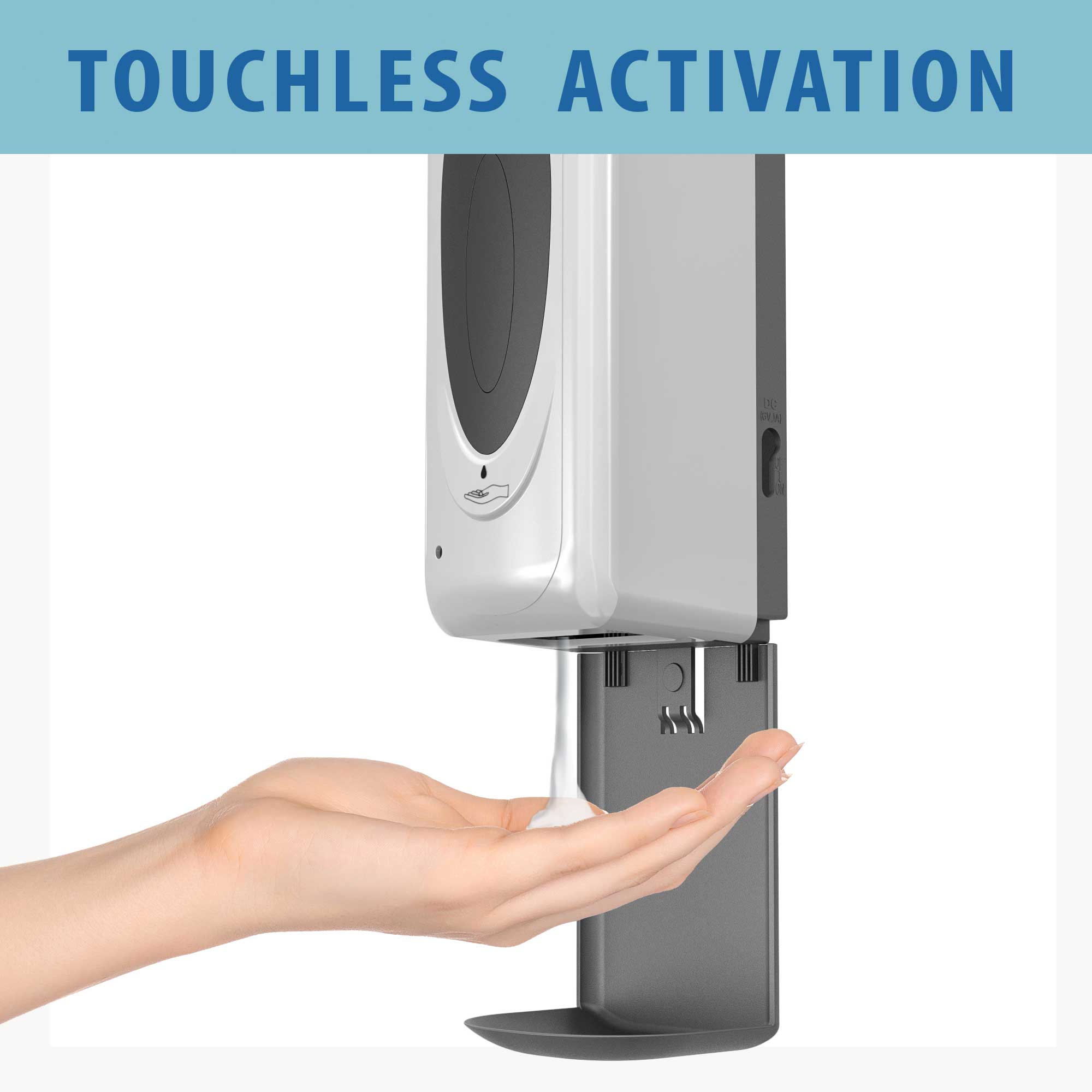 Automatic Sensor Sanitizer Dispenser - Hands-Free Wall Mounted Alcohol Gel Dispenser for Home, Office, and Public Spaces - Touchless Hygiene Solution for Bathrooms, Kitchens, and Entryways