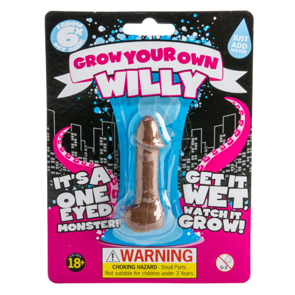 Grow Your Own Willy - Realistic Adult Novelty Toy for Couples & Parties - Perfect for Bachelorette, Halloween & Fun Gifts