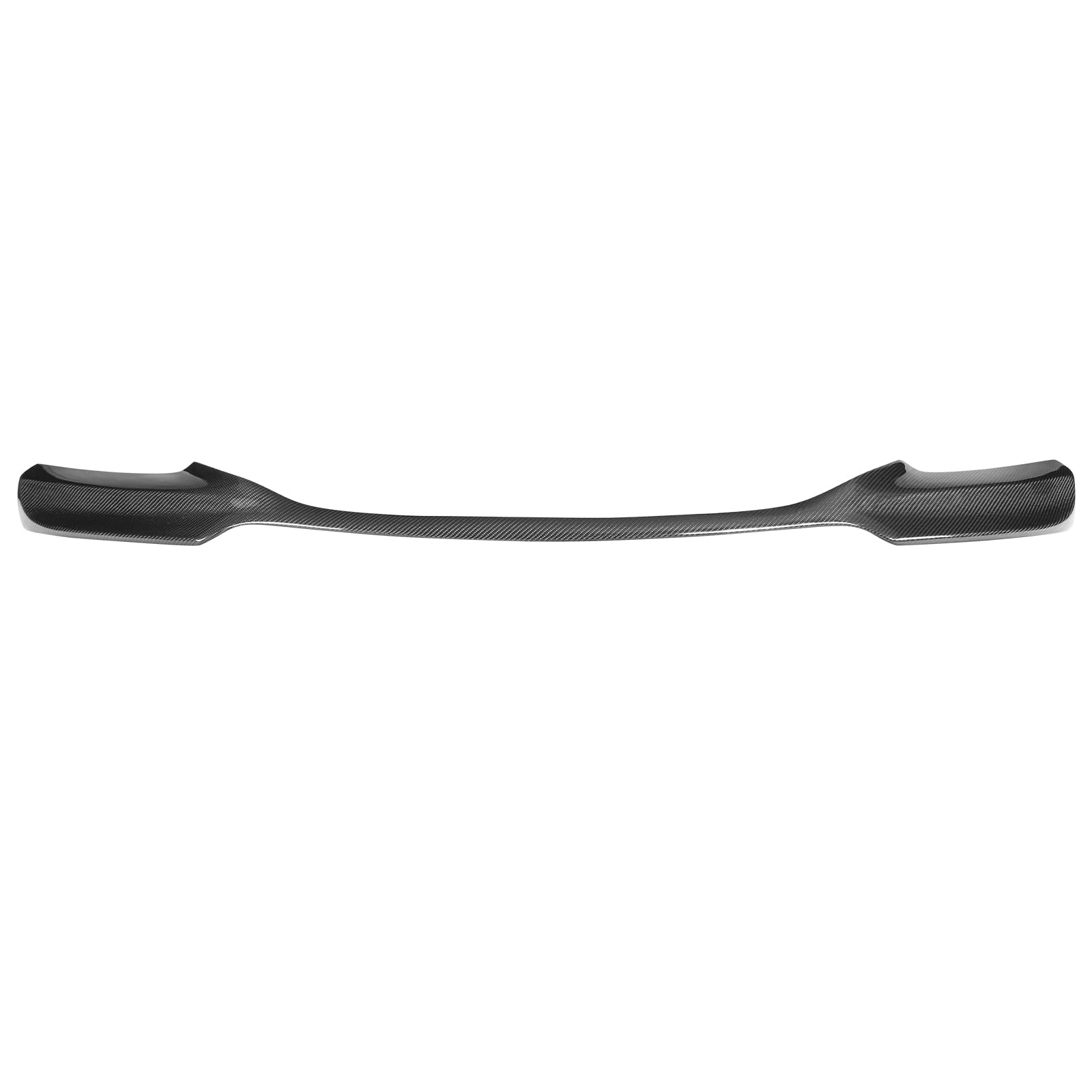 IKON MOTORSPORTS Carbon Fiber Front Lip Spoiler for 2011-2016 BMW F10 5-Series M-Tech/M-Sport - V Style Front Bumper Lip (Fits 2012 2013 2014 2015 Models) - Enhance Aerodynamics & Sporty Look for Street Racing & Car Shows
