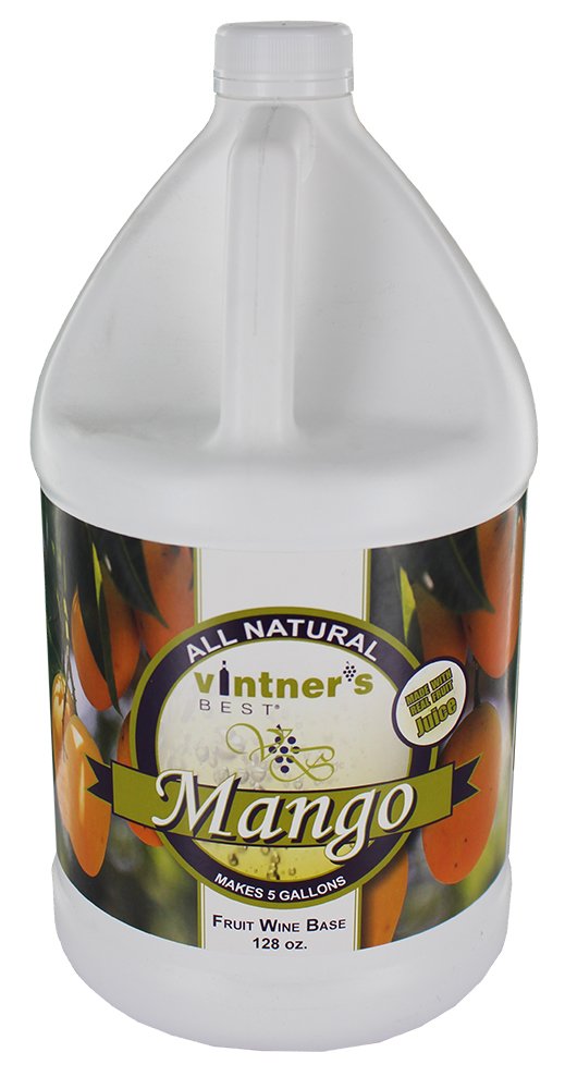 Vintners Best Mango Fruit Wine Base - Home Brew Ohio HOZQ8-1309 for Homemade Wine Making | Perfect for DIY Wine Kits, Fermentation & Flavoring