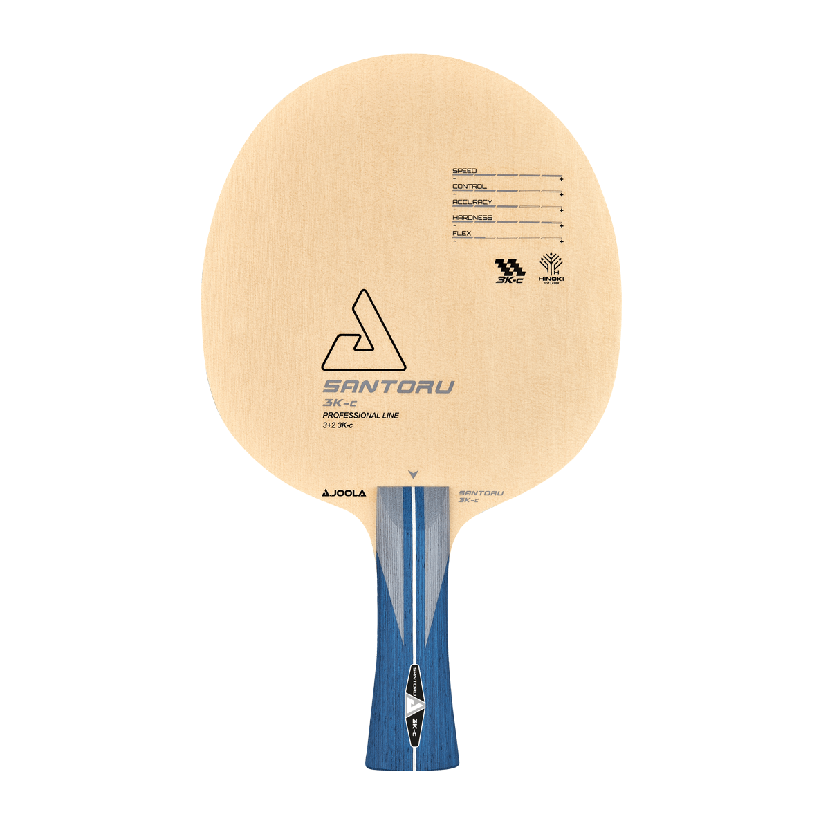 JOOLA Santoru 3K Carbon Table Tennis Blade - Professional Ping Pong Paddle for Competitive Play & Training - Perfect for Tournaments, Club Matches & Home Practice