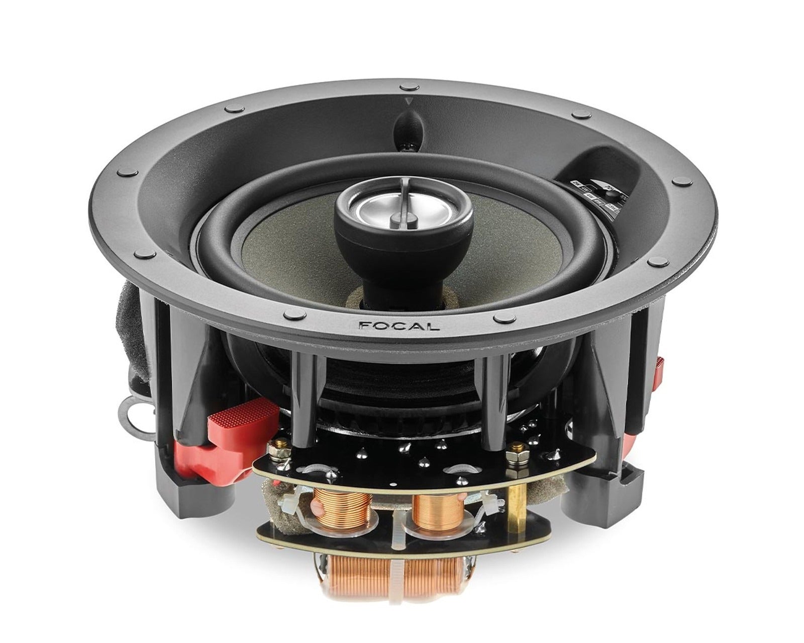 Focal 100 ICW5 T In-Wall/In-Ceiling 2-Way Coaxial Speaker - High-Quality Home Audio System for Living Room, Bedroom & Home Theater Installation (Each)