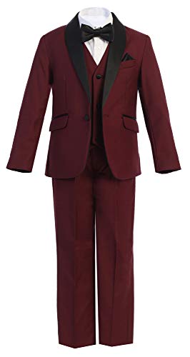 Burgundy With Black Solid