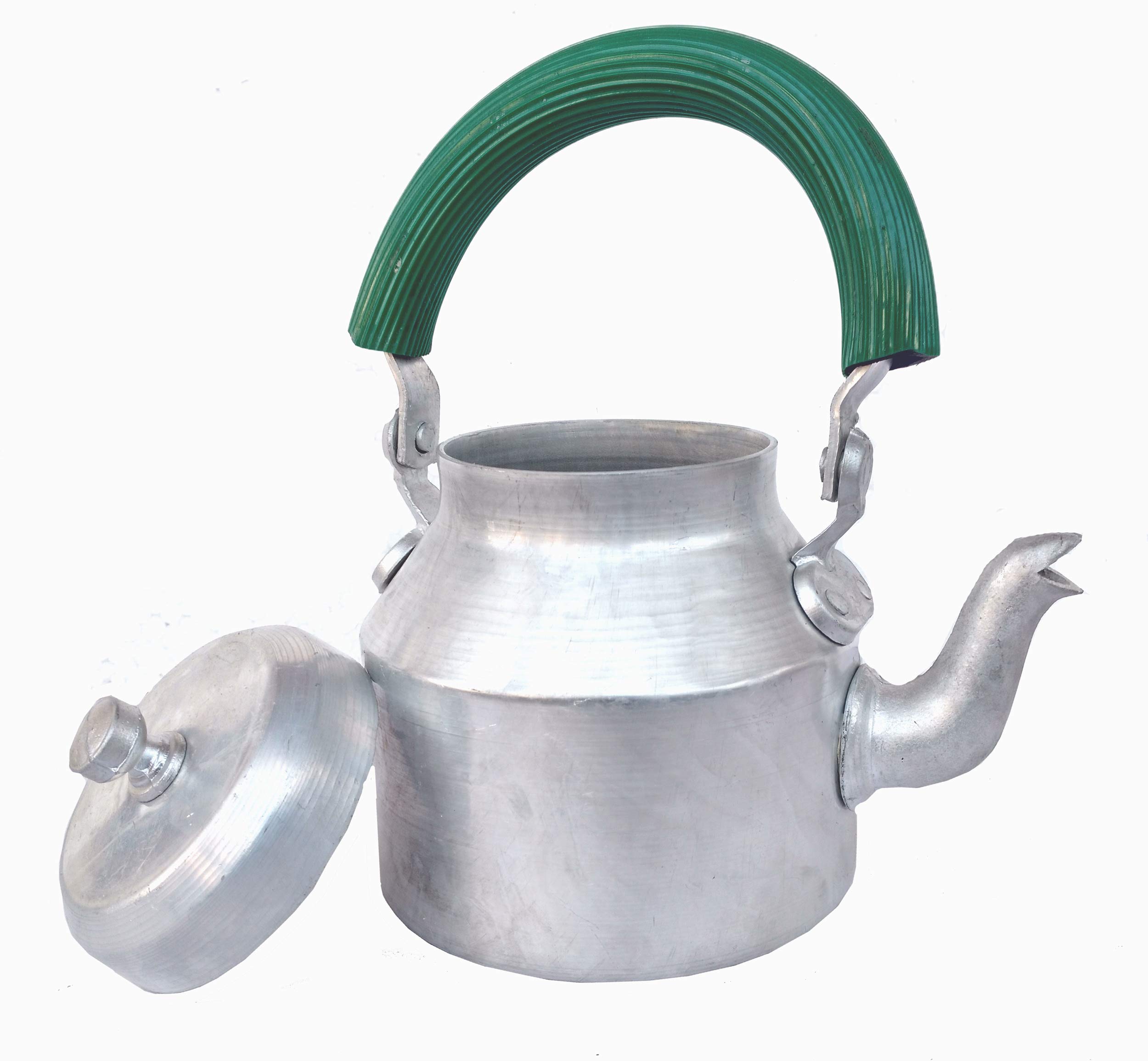 Premium Indian Style Aluminium Tea & Coffee Pot - 1500ml Traditional Handcrafted Kettle for Chai, Masala Tea & Coffee Brewing - Perfect for Home, Office & Cultural Ceremonies