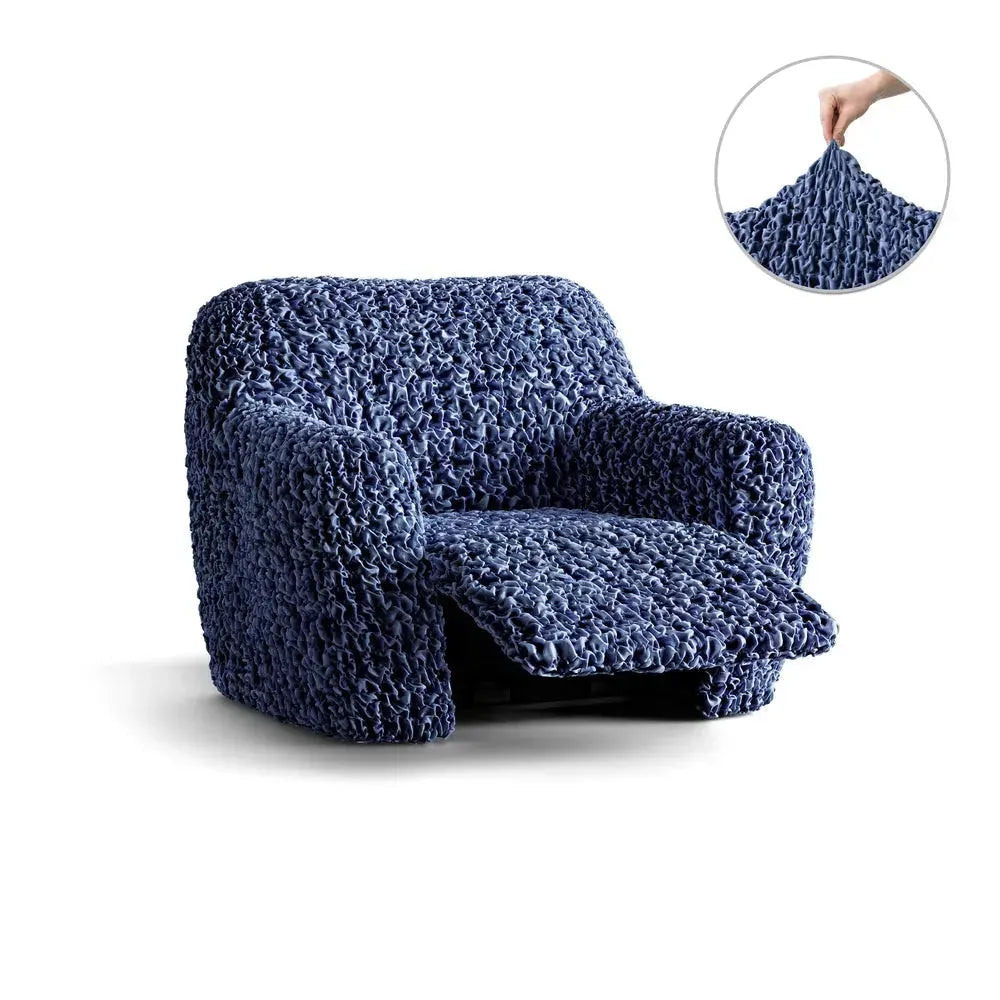 Fuco Velvet Reclining Armchair Slipcover - Soft Stretch Fabric Cover for Living Room, Bedroom, Home Theater - Easy Wash & Perfect Fit