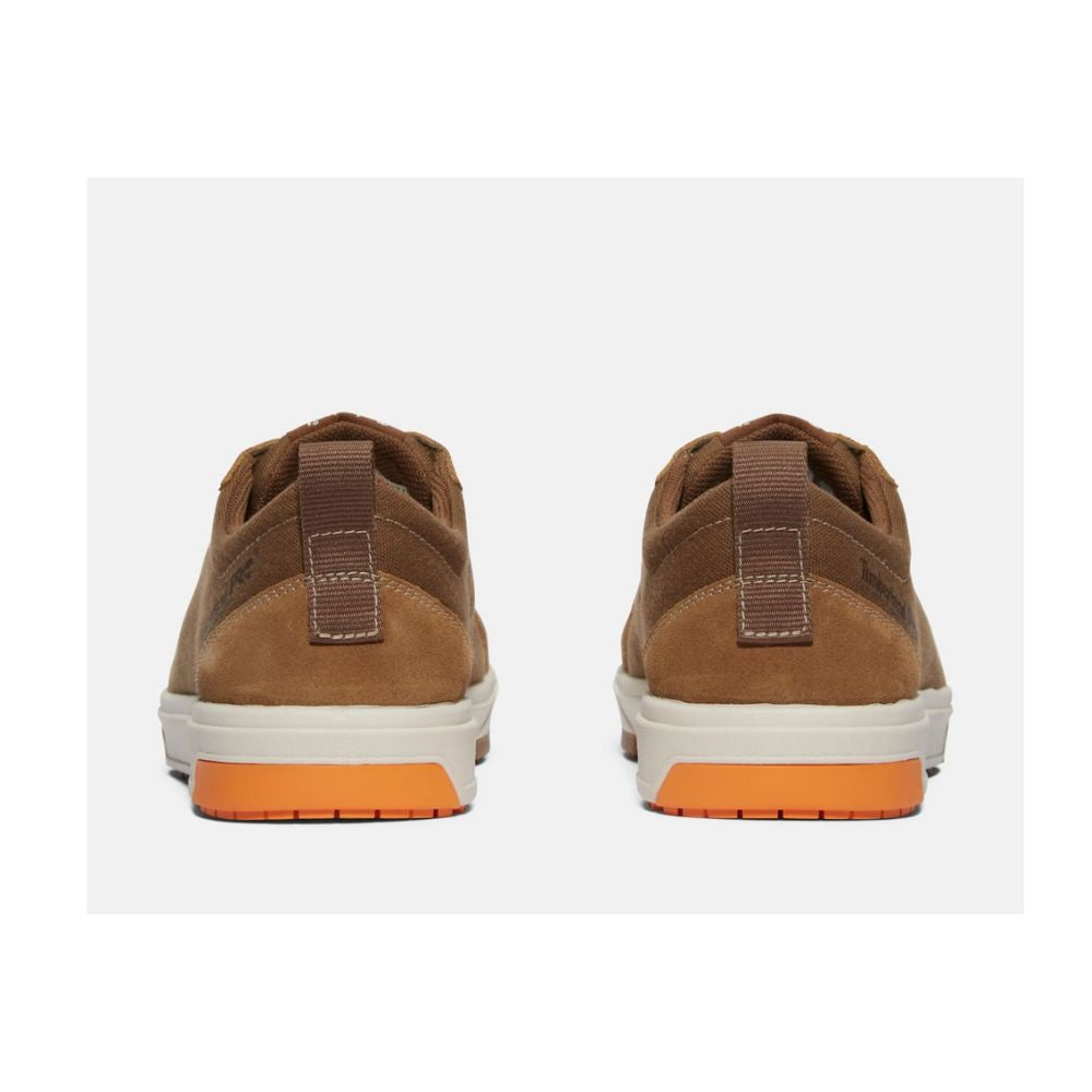 Timberland PRO Berkeley Chukka Unisex Composite Toe Skate Work Shoes - Slip Resistant & Comfortable for Construction, Warehouse & Outdoor Work (Brown)