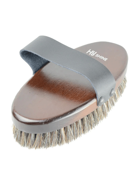 Premium Horse Grooming Brush - Soft Bristle Body Brush for Horses & Ponies - Ideal for Show Prep, Daily Care & Shedding Season