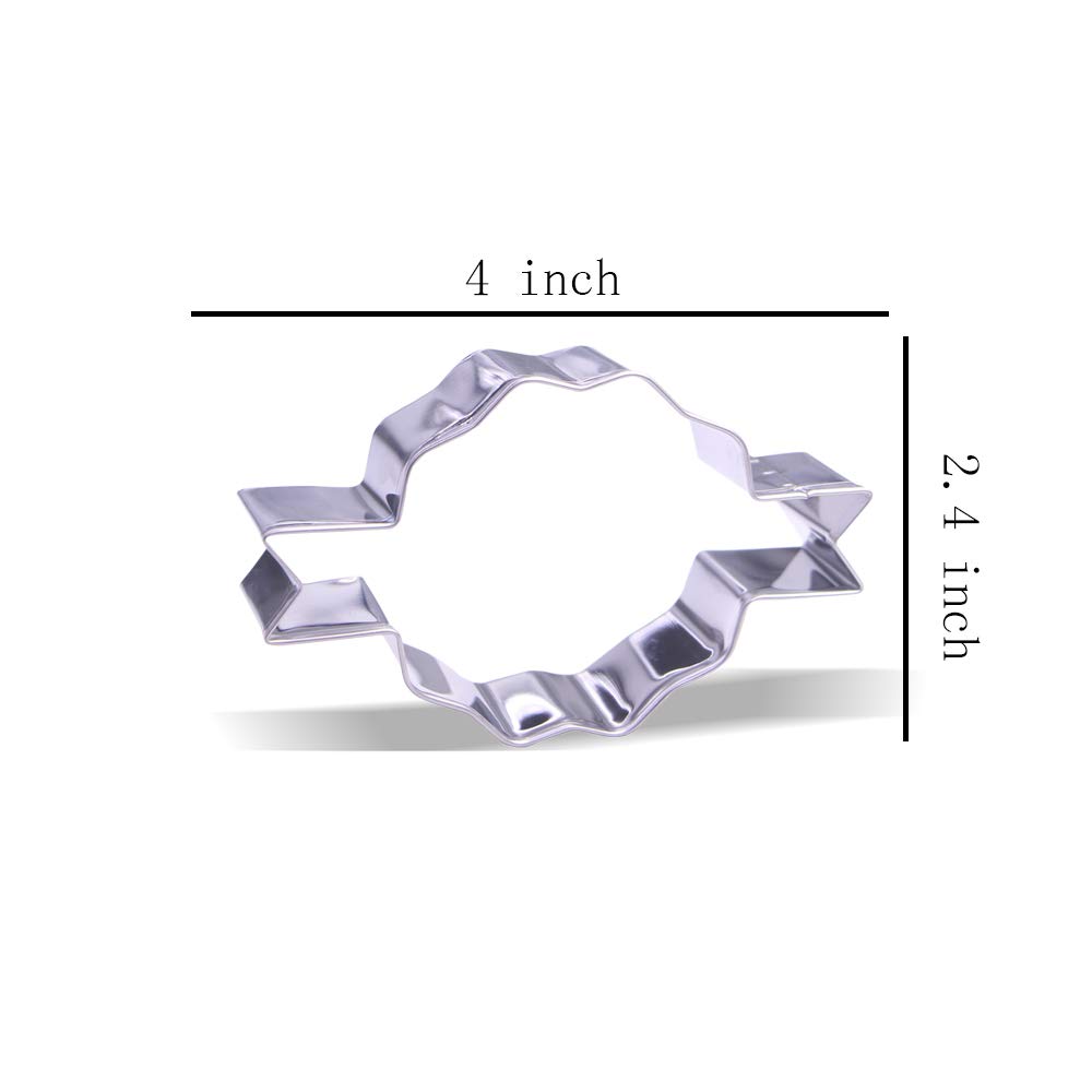 4th of July Cookie Cutter Set - 8 Piece Stainless Steel Patriotic Star & Flag Shapes - Perfect for Holiday Baking, Party Decorations & DIY Crafts
