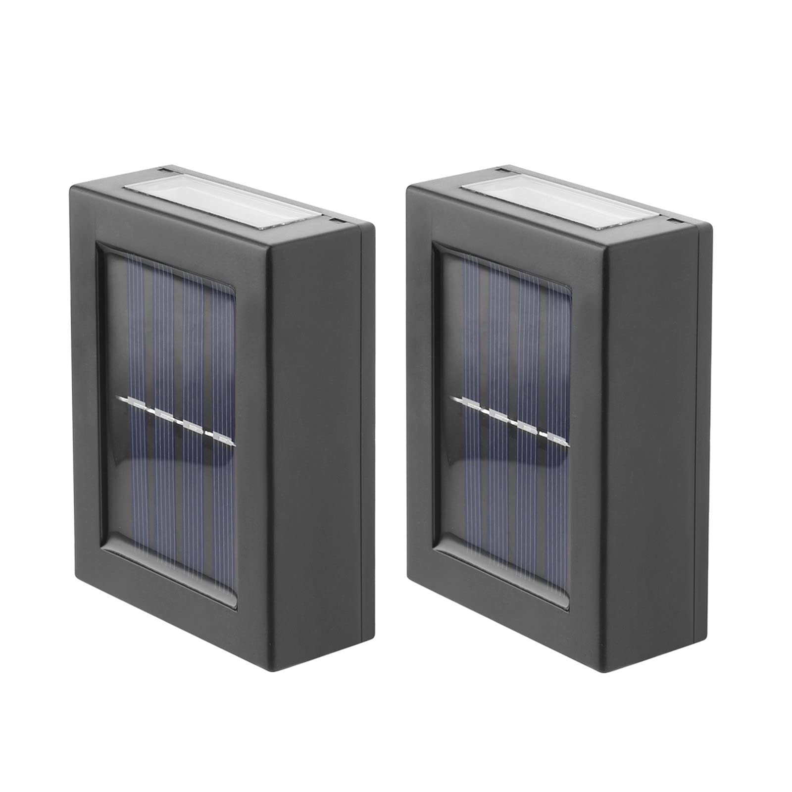Charella Solar Wall Light - Waterproof Up & Down Glow Outdoor Garden Lamp for Patio, Pathway & Yard Decor | Energy-Efficient Solar Powered Landscape Lighting