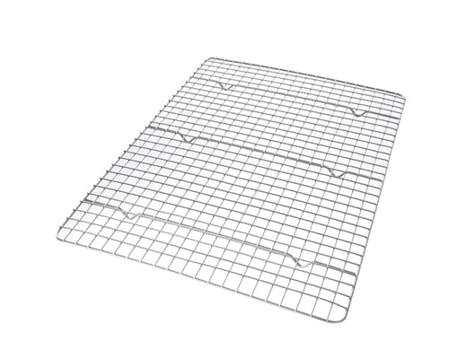 Premium Stainless Steel Half Sheet Cooling Rack for Baking - Heavy Duty Oven Safe Wire Grid for Cookies, Cakes, Bread - Perfect for Home Bakers & Professional Chefs (Fits Standard US Baking Sheets)