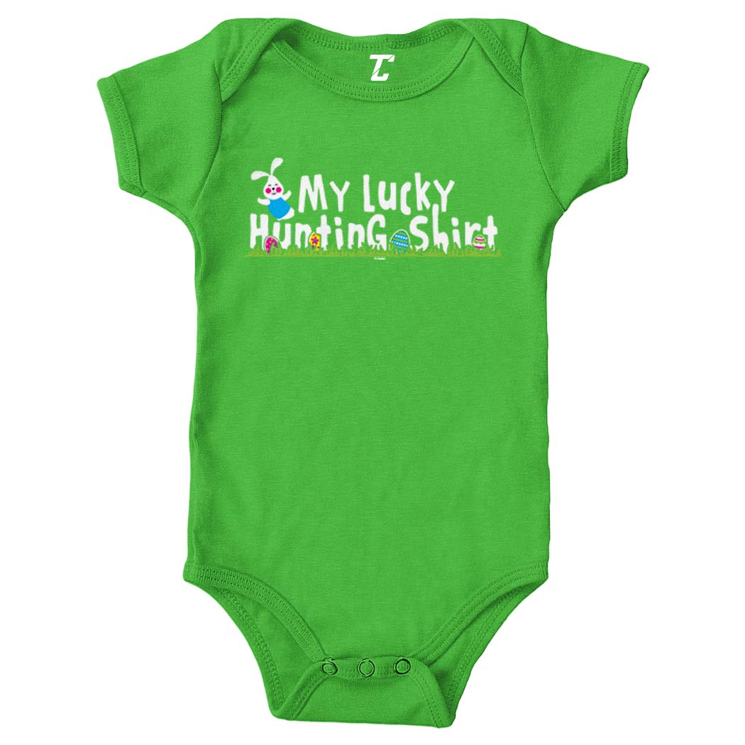 Tcombo My Lucky Hunting Shirt - Easter Egg Cute Bodysuit for Baby Girls & Boys | Soft Cotton Easter Outfit for Holiday Photos, Egg Hunt & Spring Celebrations