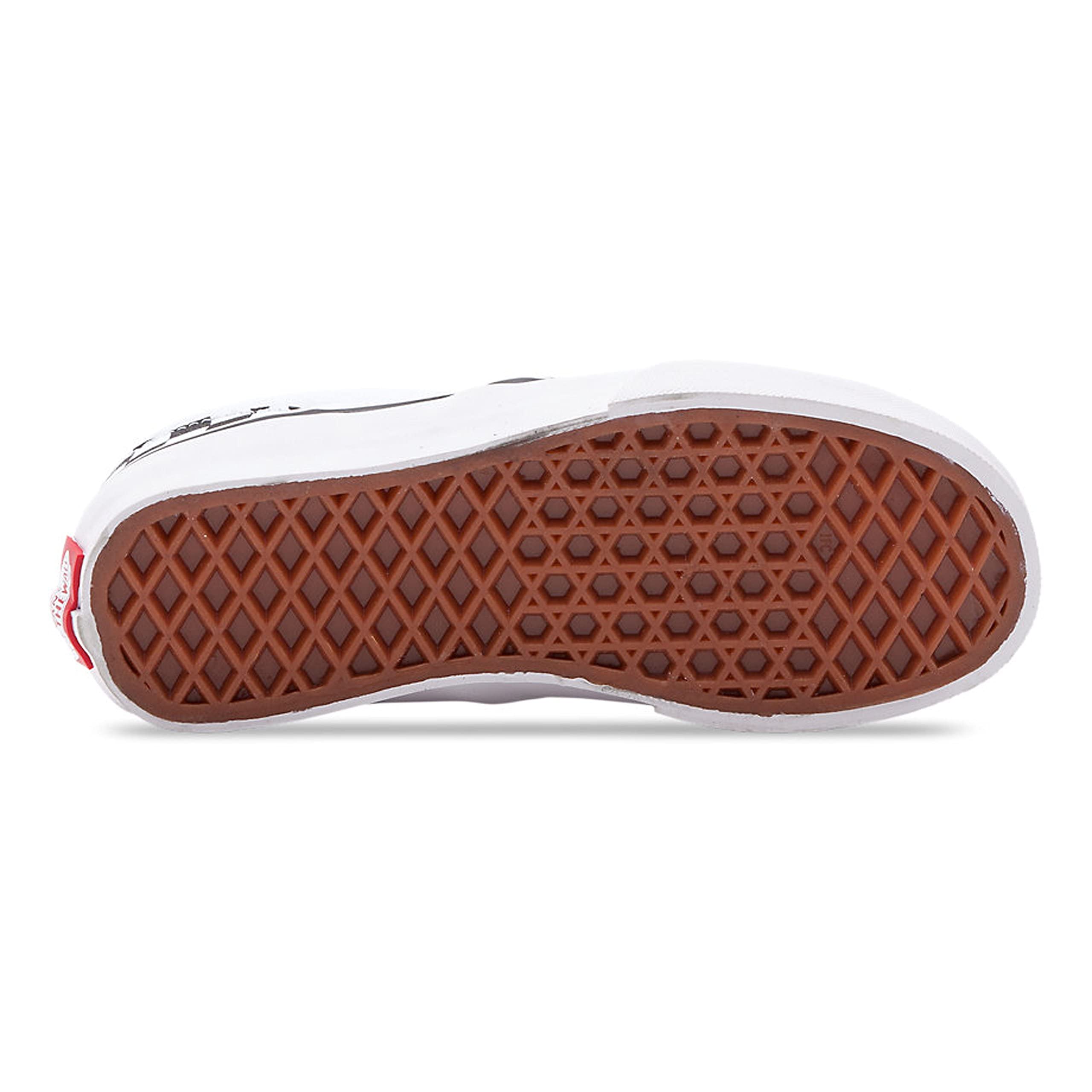 Vans Kids Unisex Classic Slip-On Checkerboard Sneakers - Black & White Casual Shoes for Boys & Girls - Size 2.5 Little Kid - Perfect for School, Playdates & Everyday Wear