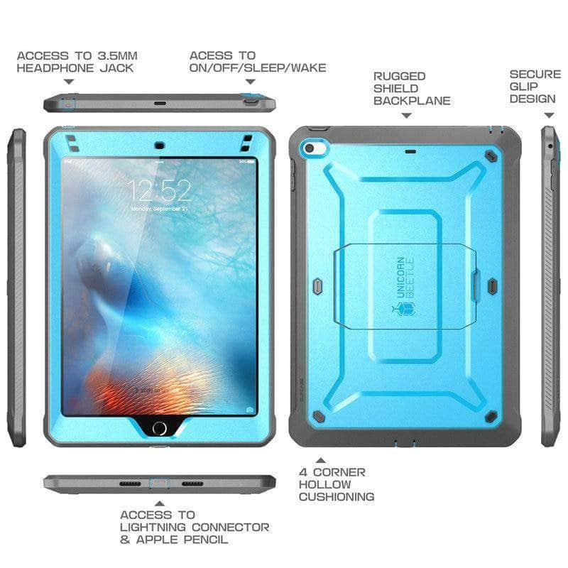 SUPCASE UB Pro Rugged Case for iPad Mini 5 (2019) - Dual Layer Hybrid Protection with Built-in Screen Protector | Shockproof Cover for Work, Travel & Outdoor Activities