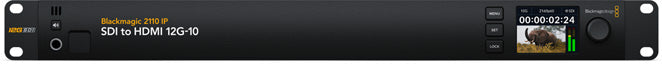 Blackmagic Design 2110 IP SDI to HDMI 12G Converter - 4K Video Streaming & Broadcast Equipment for Live Production & Studio Setup