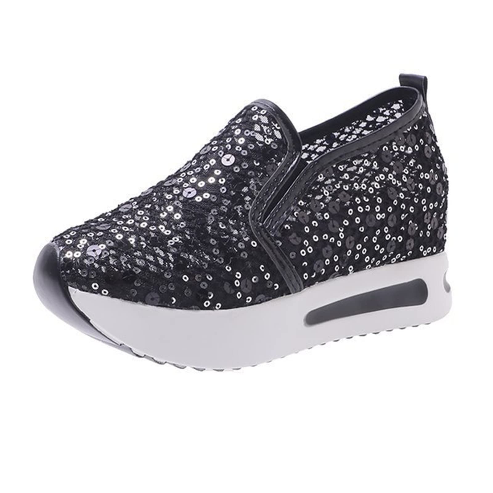 BEAUTYVAN Women's Wide Width Casual Tennis Shoes - Breathable Leisure Sneakers with Wedge Sole for Outdoor & Fashion Wear | Perfect for Walking, Gym, and Daily Comfort