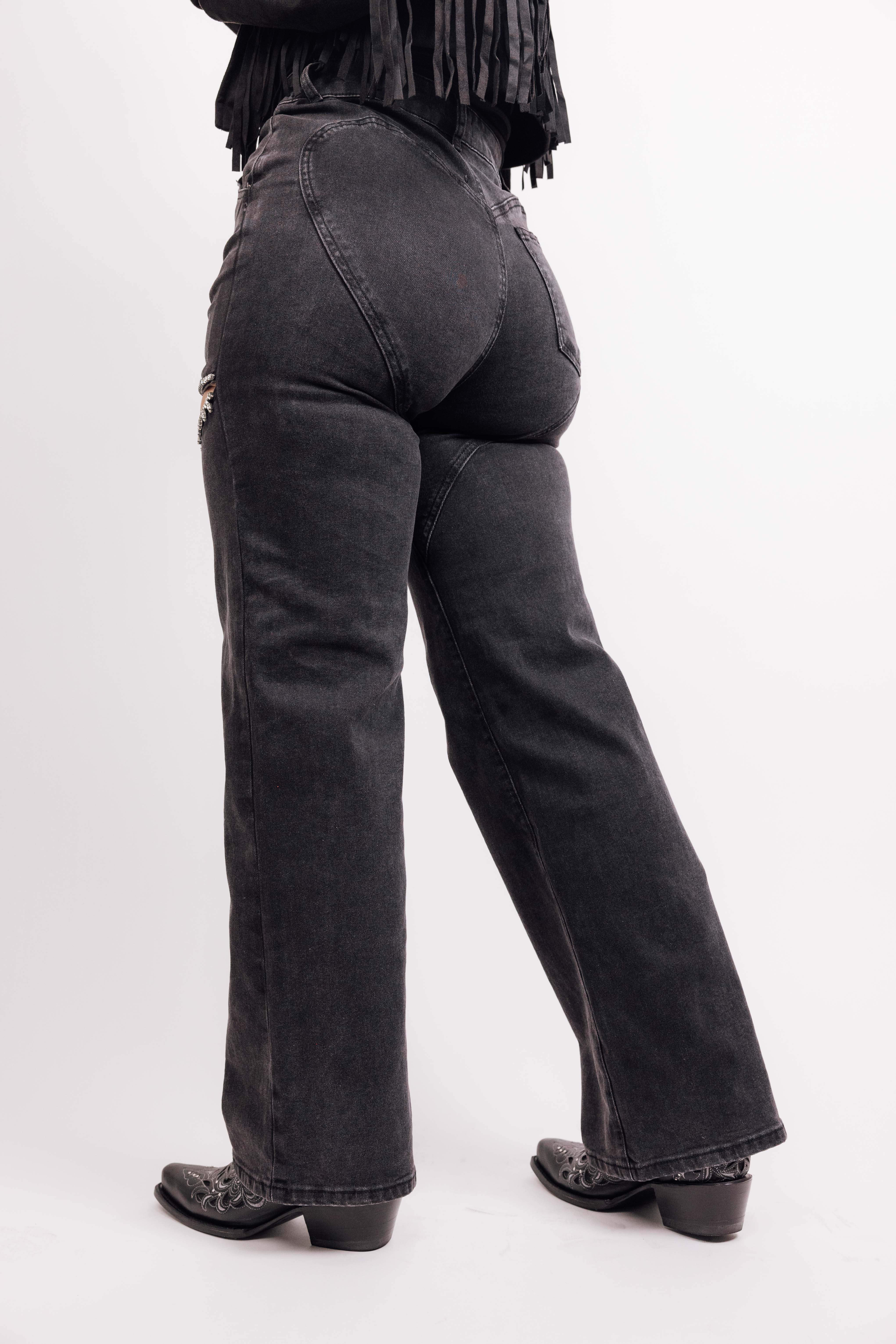Stylish Washed Denim Rhinestone Cutout Jeans for Women - Trendy High Waist Skinny Jeans with Embellishments | Perfect for Night Out, Party & Casual Wear