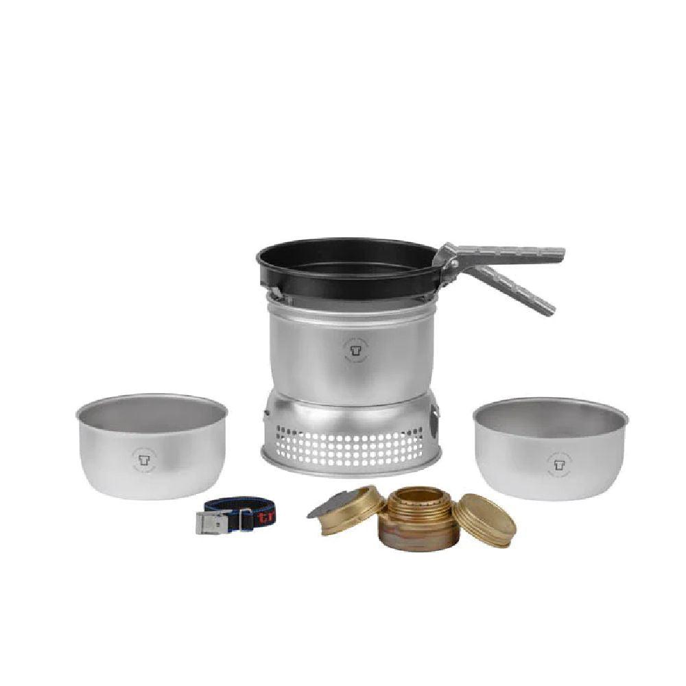 Trangia Stove 27 UL/D Ultralight Duossal 2.0 Camping Cookset - Lightweight Backpacking Stove for Hiking, Camping & Outdoor Adventures