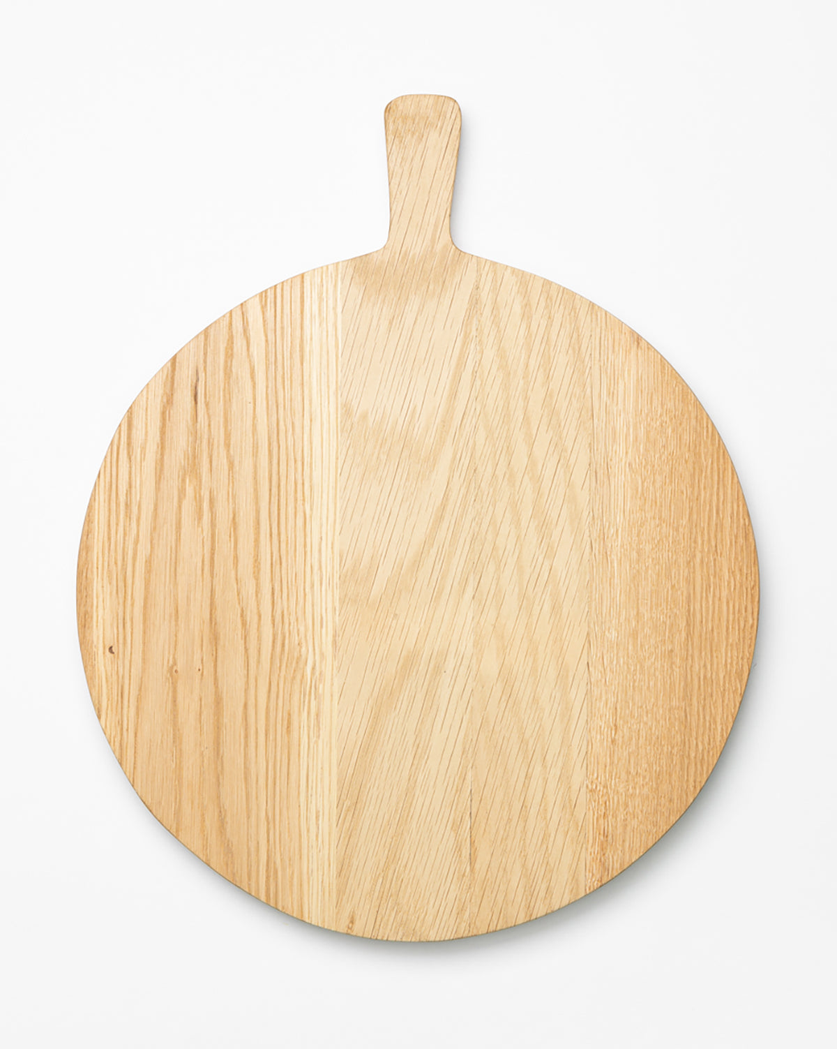 Round Oak Bread Board - Premium Wooden Cutting Board for Bread, Cheese & Charcuterie - Perfect for Kitchen, Dining & Serving - Natural Wood Serving Tray for Entertaining & Home Decor