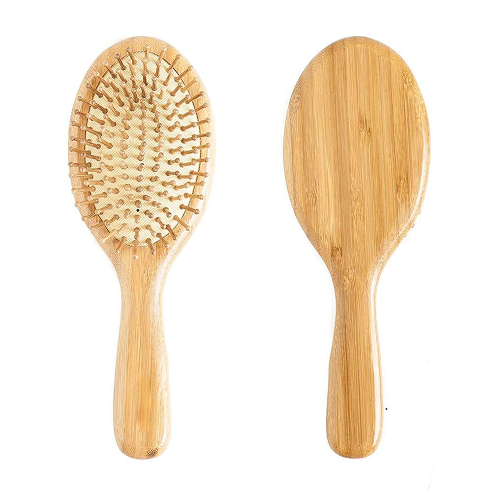 SouFace Bamboo Hair Loss Massage Comb - Natural Anti-Hair Loss Scalp Massager for Men & Women, Detangling Brush with Antibacterial Properties for Healthy Hair Growth, Stress Relief & Dandruff Control - Perfect for Daily Hair Care, Salon Styling & Relaxing Scalp Massage at Home