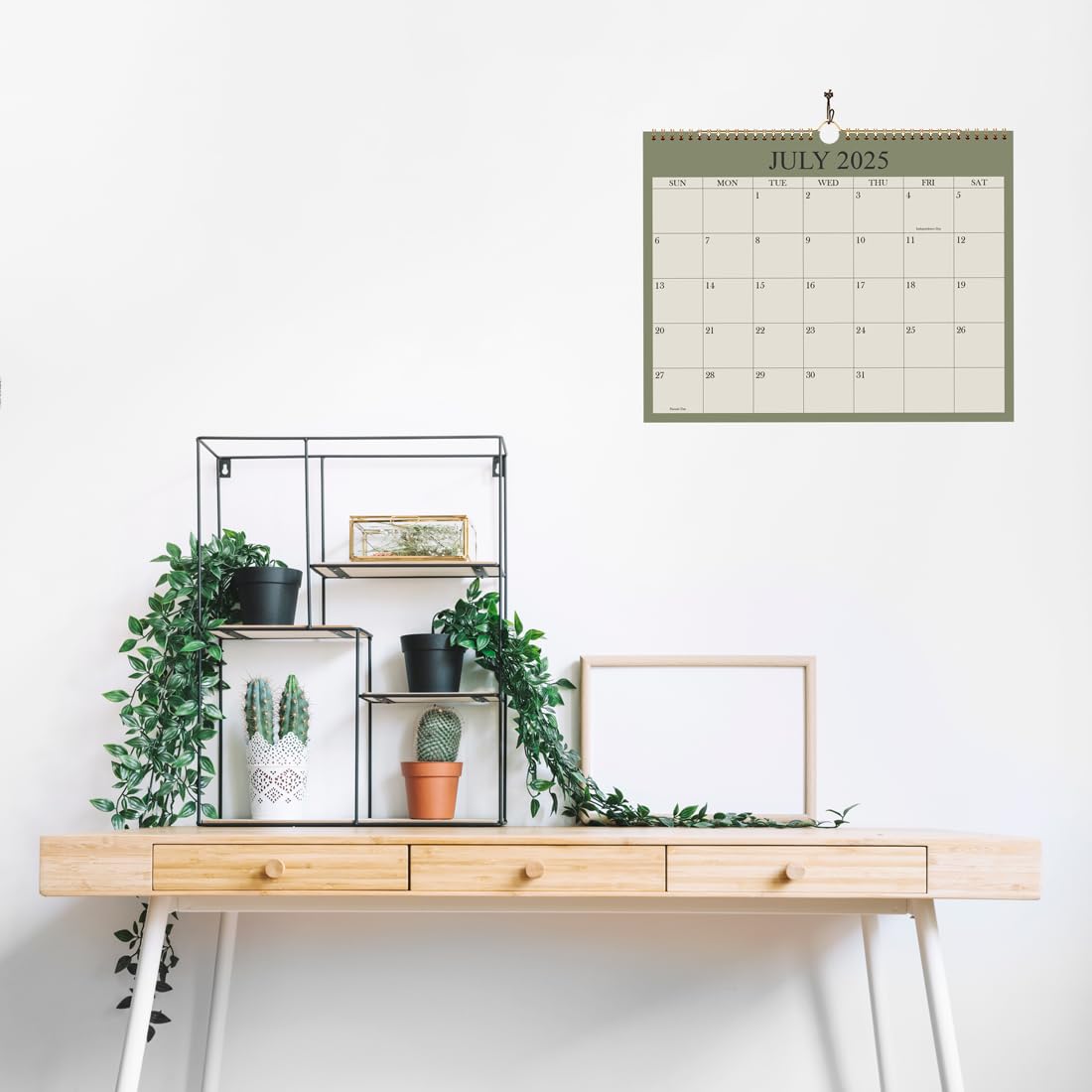 2025-2026 Wall Calendar | 18-Month Planner from July 2025 to December 2026 | Premium Thick Paper with Twin-Wire Binding & Hanging Hook | 8.5